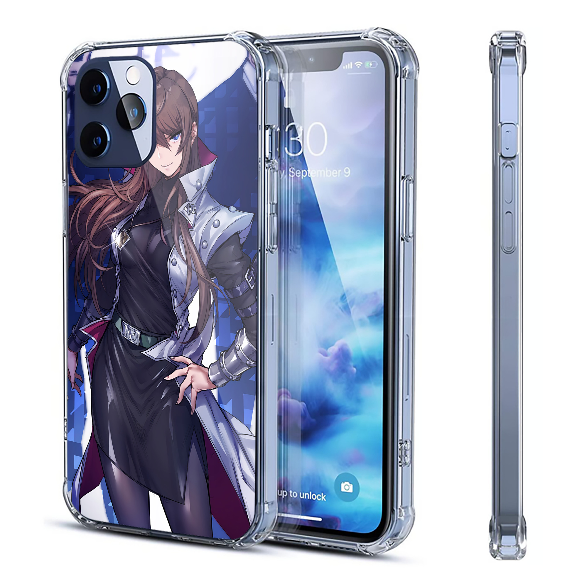 （画像用） 遊☆戯☆王 Yu-Gi-Oh! 【iPhone 12シリーズ対応】透明スマホケース（クリアソフトケース）